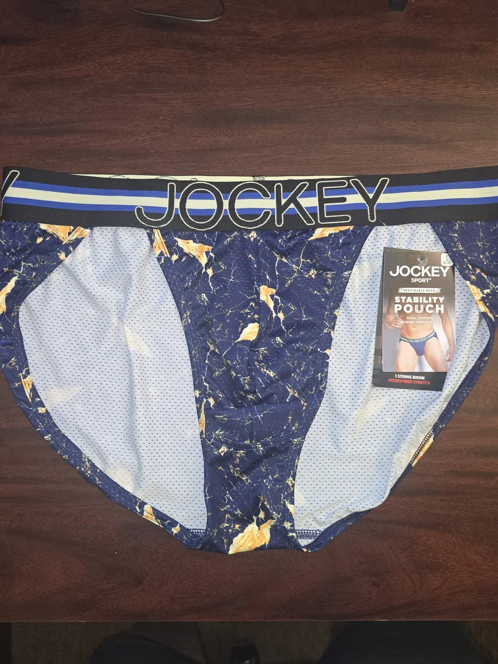 Jockey Men’s Sport Stability String Bikini - Large